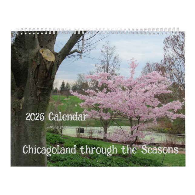 Calendário Chicagoland through the Seasons 2026 Calendar (Capa)