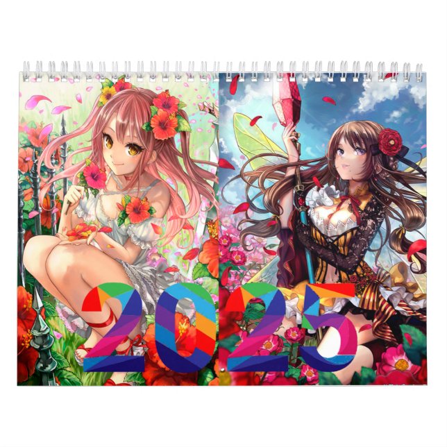 Calendario Chicas Anime 2025 (Capa)