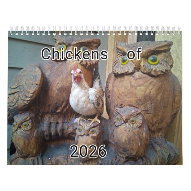 Calendário Chicken Calendar 2026 (Capa)