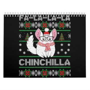 Calendário Chinchilla Christmas Ugly Dift For Chinchilla Love