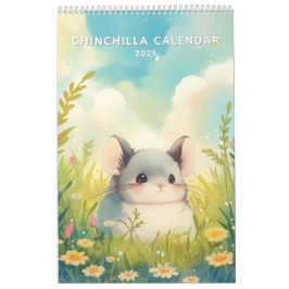 Calendário Chinchillin' todo o ano 2025
