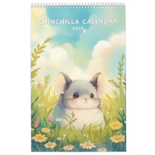 Calendário Chinchillin' todo o ano 2025