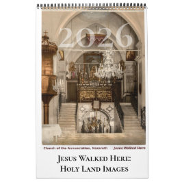 Calendário Christian Religious Holy Land Travel Photography