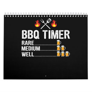 Calendário CHURRASCO CHURRASCO Cilindro Bebendo