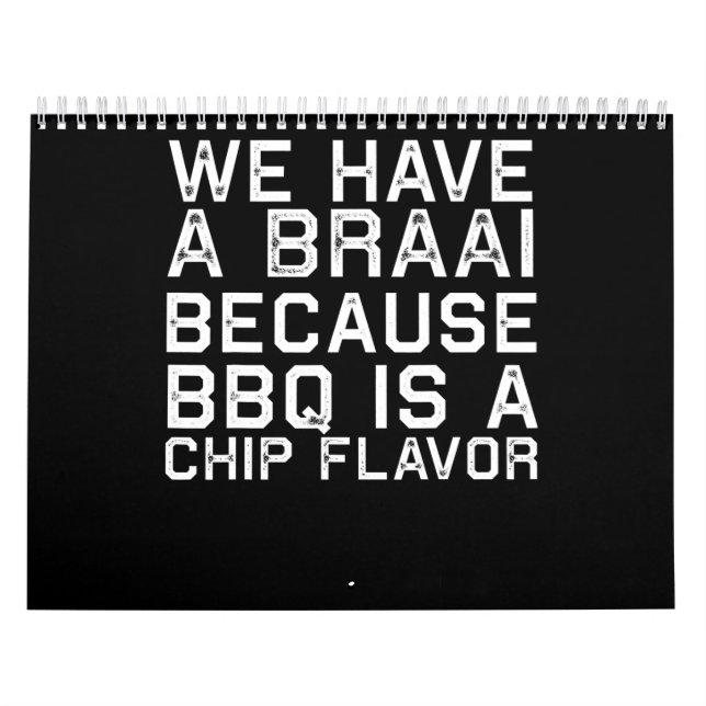 Calendário Churrasco | Presente de CHURRASCO Familiar da Áfri (Capa)