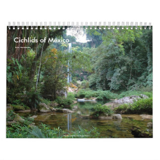 Calendário Cichlidaes de México