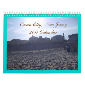 Calendário Cidade do oceano - colagem - Callendar