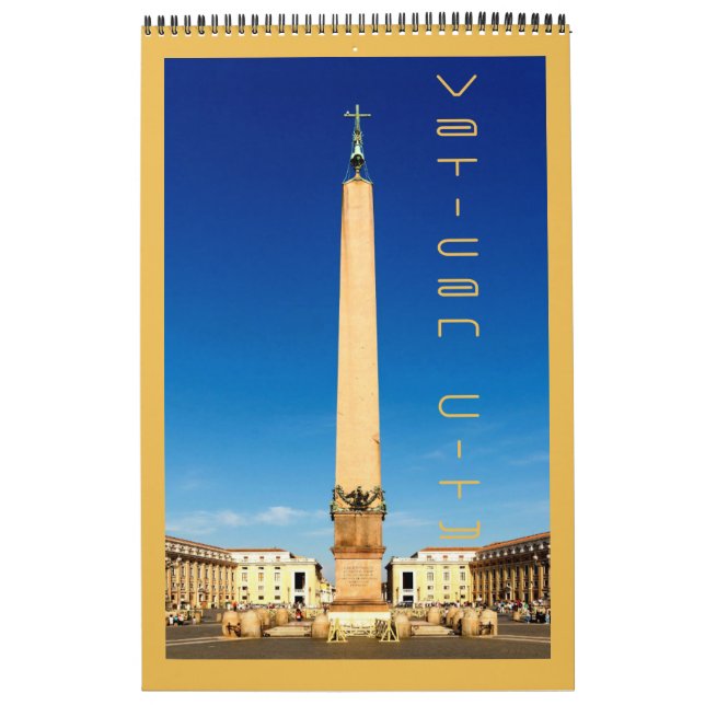 Calendário Cidade Vaticano - Roma - Itália - (Capa)