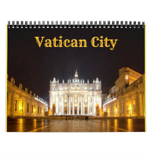 Calendário Cidade Vaticano - Roma - Itália -