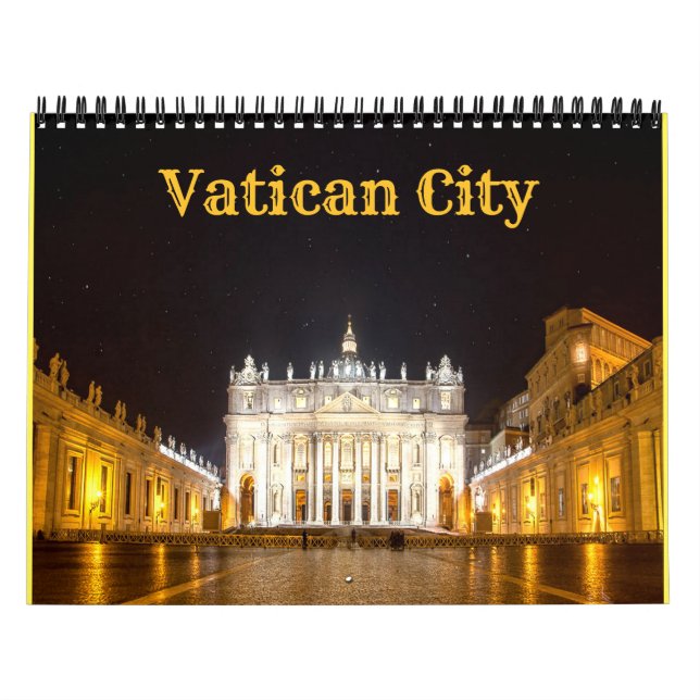 Calendário Cidade Vaticano - Roma - Itália - (Capa)