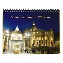 Calendário Cidade Vaticano - Roma - Itália -