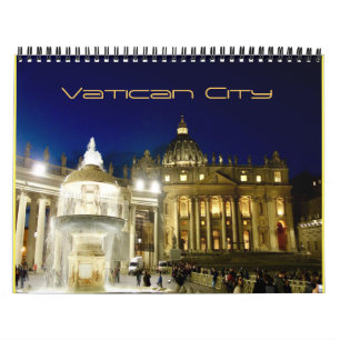 Calendário Cidade Vaticano - Roma - Itália -