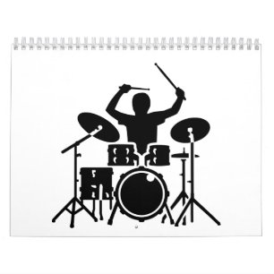 Calendário Cilindros do baterista da banda