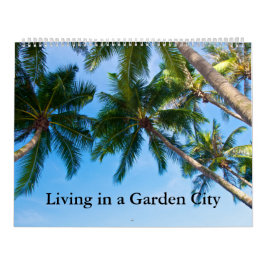 Calendário Cingapura Vivendo em Jardim