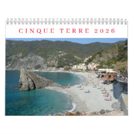 Calendário Cinque Terre 2026