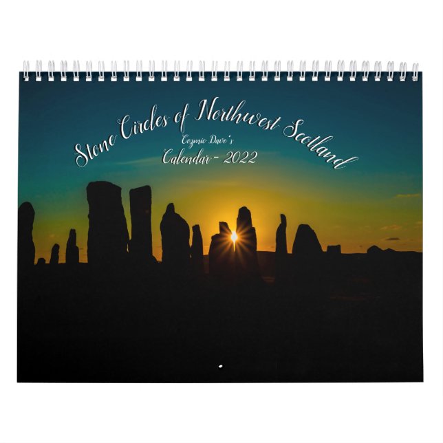 Calendário Círculos de Pedra do Noroeste da Escócia (Capa)