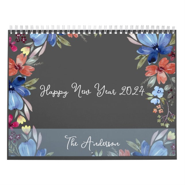 CALENDÁRIO CITAÇÃO MOTIVATIVA | FOTOS FAMILIARES | DESIGN FLO (Capa)