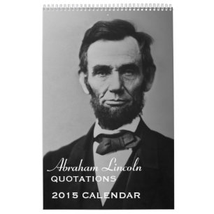 Calendário Citações 2015 de Abe Lincoln