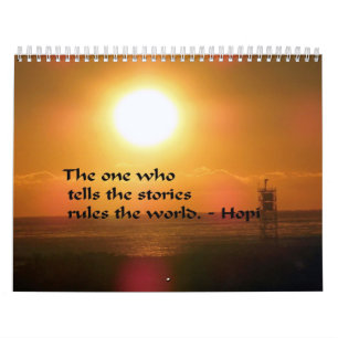 Calendário Citações do nativo americano
