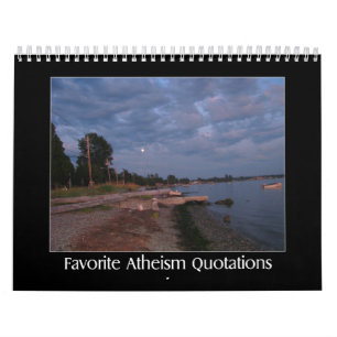 Calendário Citações favoritas do ateísmo