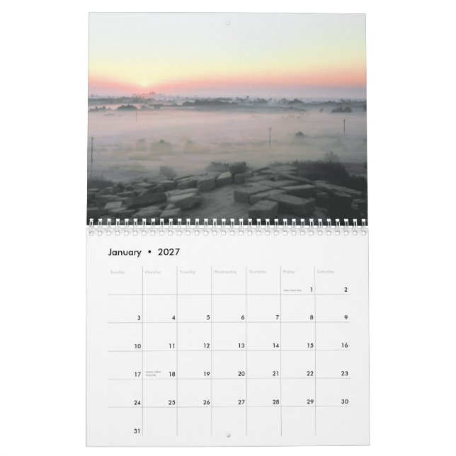 Calendário Civilização 2009 de Indus (Jan 2027)