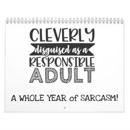 Calendário Claramente Disfarçado como Adulto