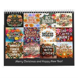 CALENDÁRIO CLASSIC BOHO DE COTAÇÃO AUTOMÁTICA TEMADA ANUALMEN