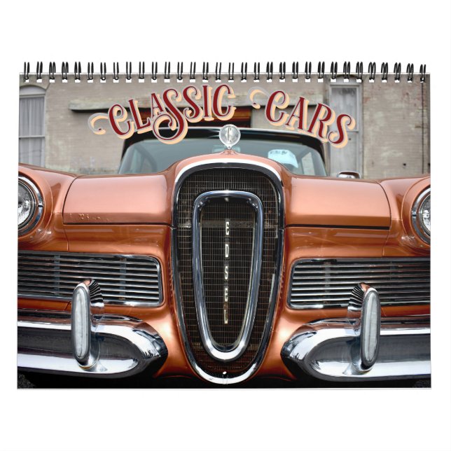 Calendário Classic Car Calendar (Capa)