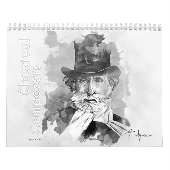 Calendário Classical Composers Calendar (Capa)