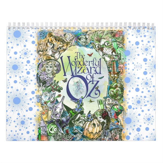 Calendário CLÁSSICO MÁGICO DE OZ HORIZONTAL - Qualquer 12 Mes (Capa)