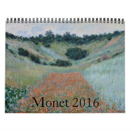 Calendário Claude Monet 2016