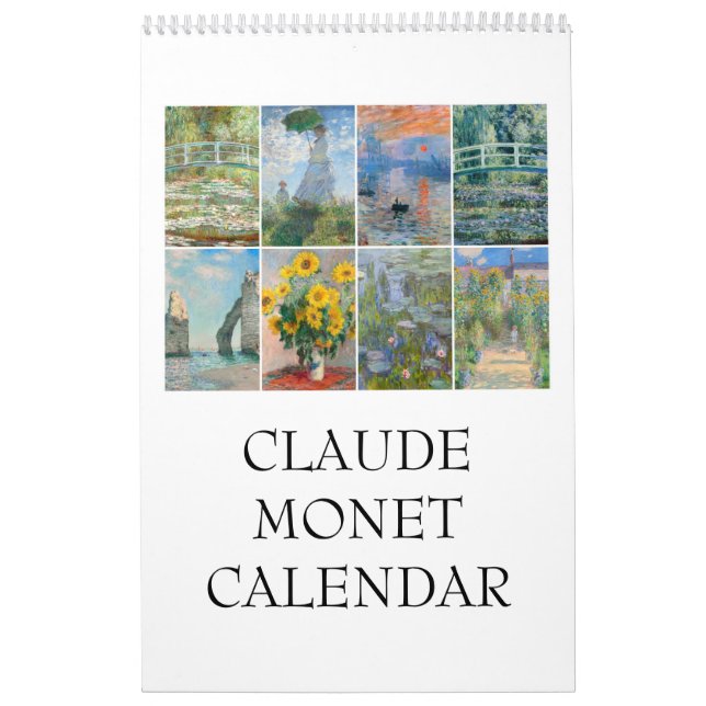 Calendário Claude Monet Calendar (Capa)