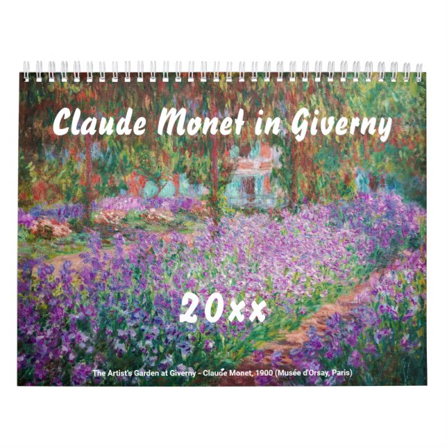 Calendário Claude Monet em Giverny (Capa)
