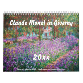 Calendário Claude Monet em Giverny