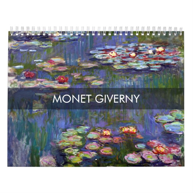 Calendário Claude Monet Giverny (Capa)