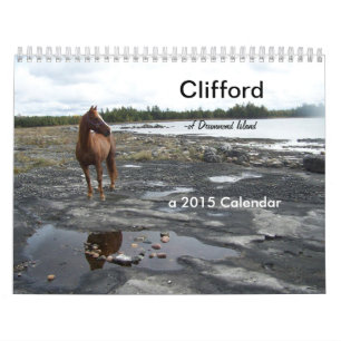 Calendário Clifford o cavalo de Morgan