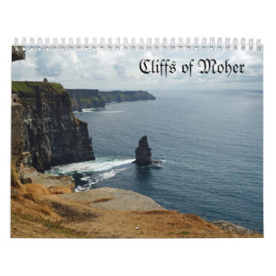 Calendário Cliffs of Moher 2020 inglês