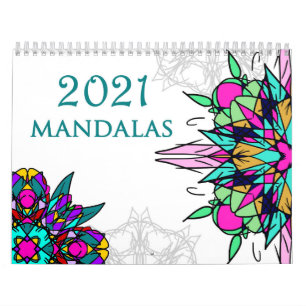 Calendário Clínica Mandalas Colorida