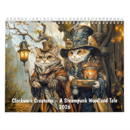 Calendário Clockwork Creatures – A Steampunk Woodland Tale 20