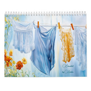 Calendário Clotheslines Elemental