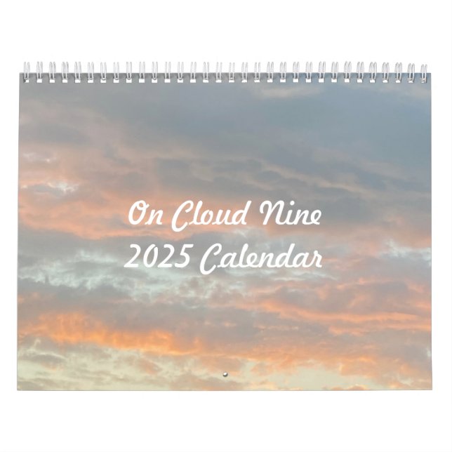 Calendário Cloud Nine de 12 meses 2025 (Capa)