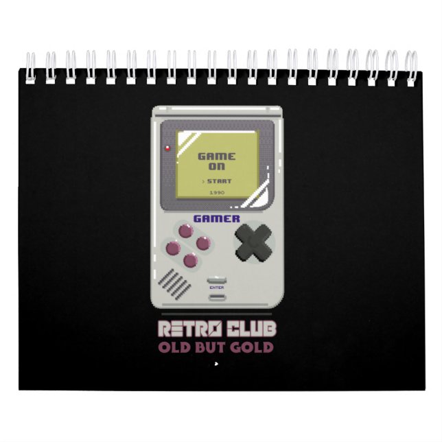 Calendário CLUBE RETRO Antigo, Mas Dourado (Capa)