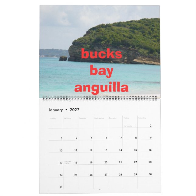 Calendário cnv00029, denis fleming design (Jan 2027)