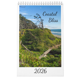 Calendário Coastal Bliss Photo Calendar