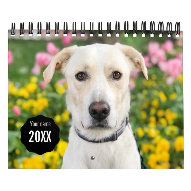 Calendário Cobertura de Cheio de Foto Moderna 14 Personalizad (Capa)