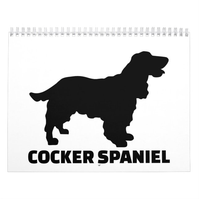 Calendário Cocker spaniel (Capa)