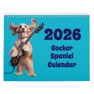 Calendário Cocker Spaniel