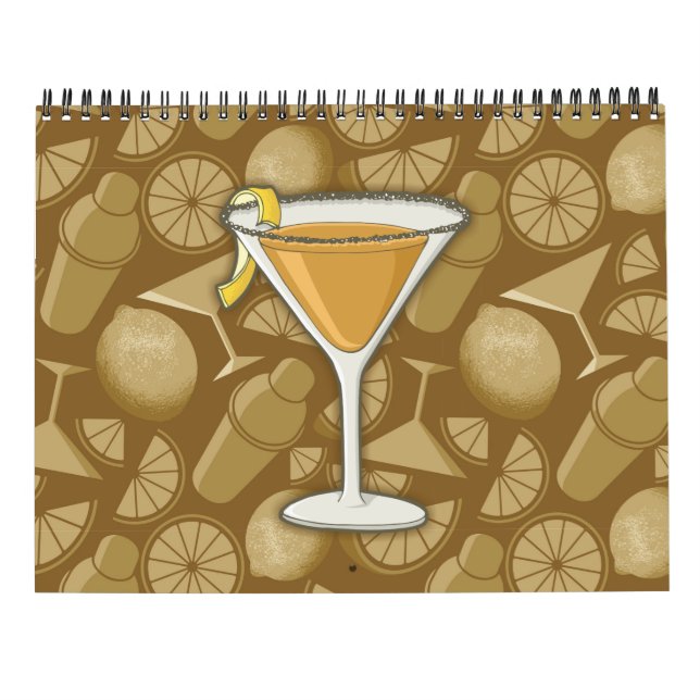 Calendário cocktail Sidecar (Verso)