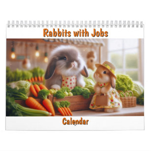 Calendário Coelhos com Empregos