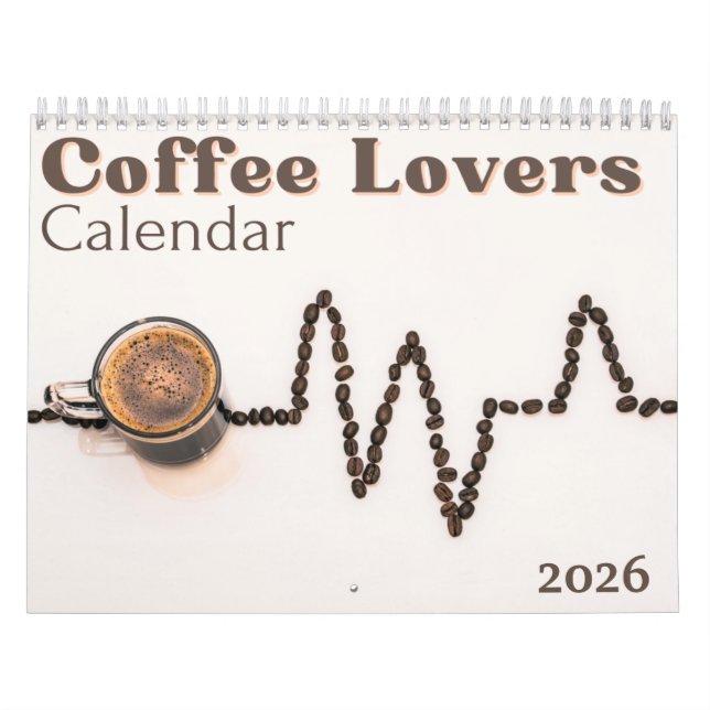 Calendário Coffee Lovers 2026 Calendar (Capa)